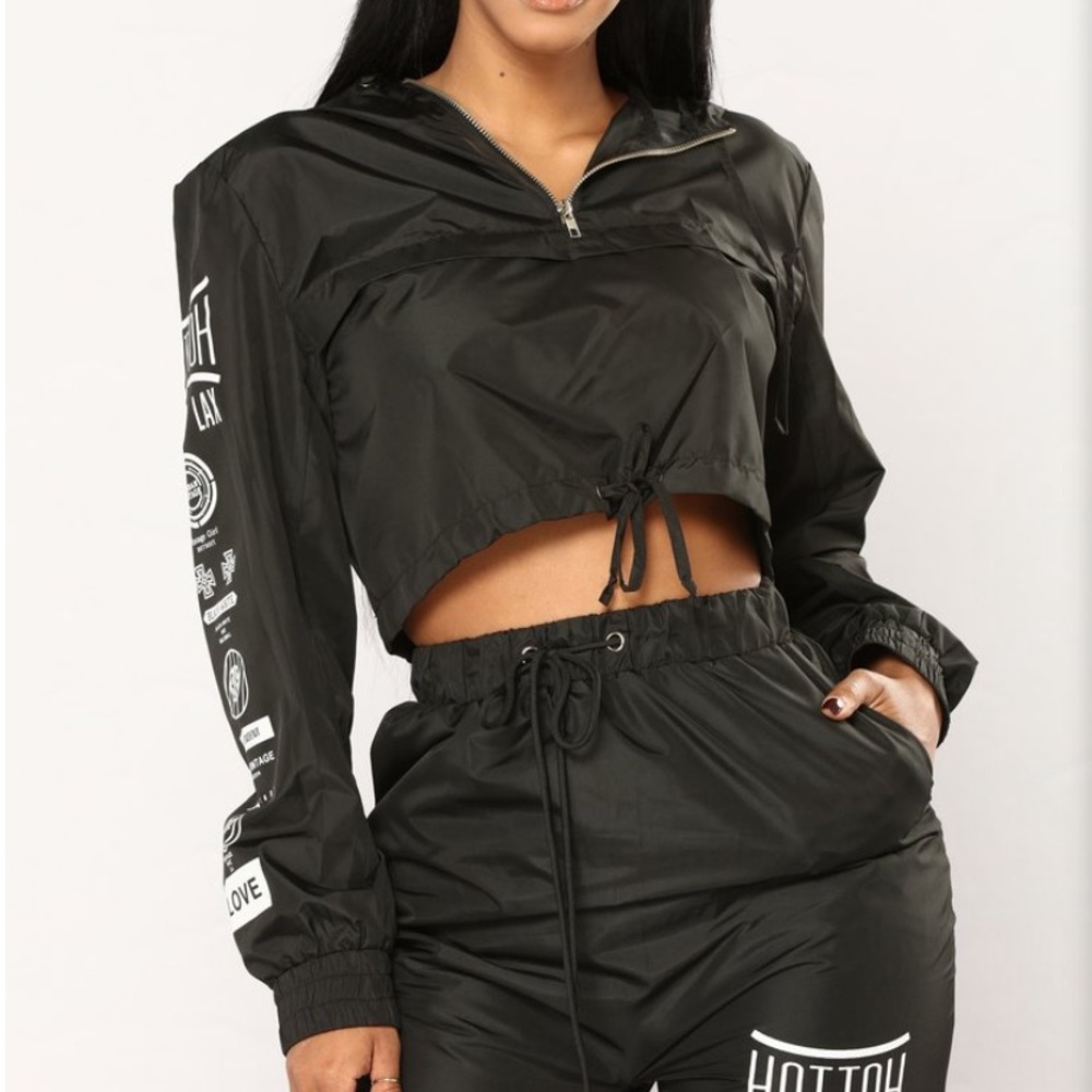 Black Windbreaker